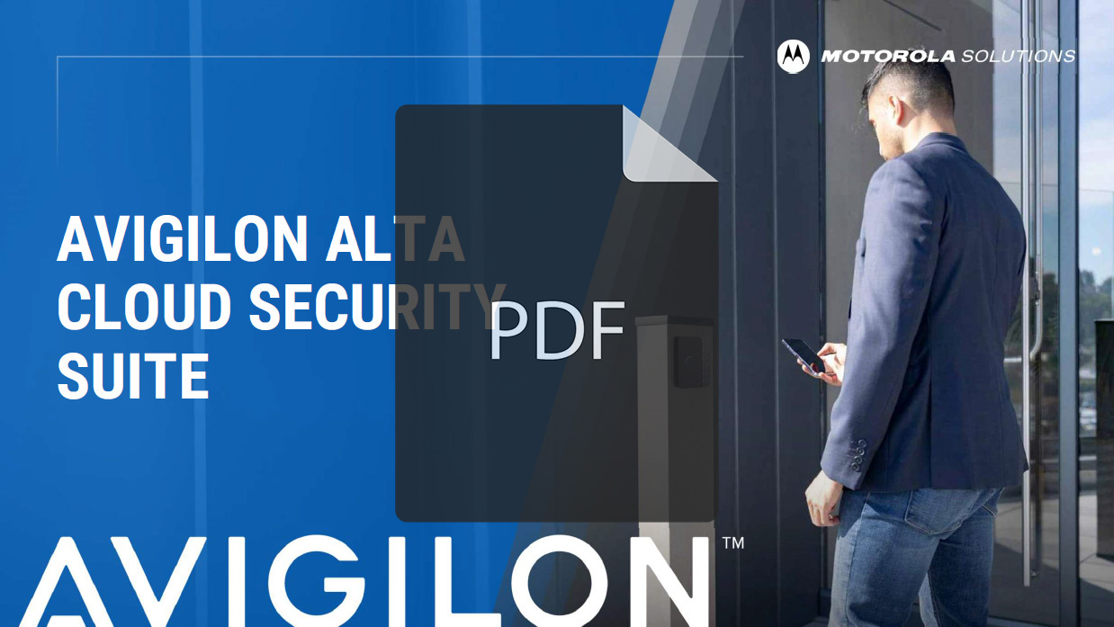 Avigilon Alta flyer